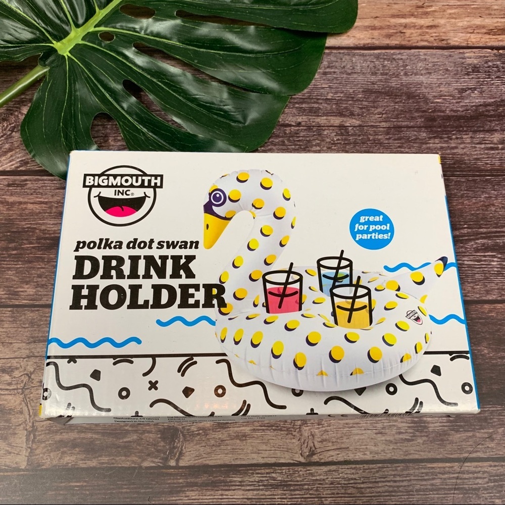 Bigmouth ~ Inflatable Swan Drinkholder